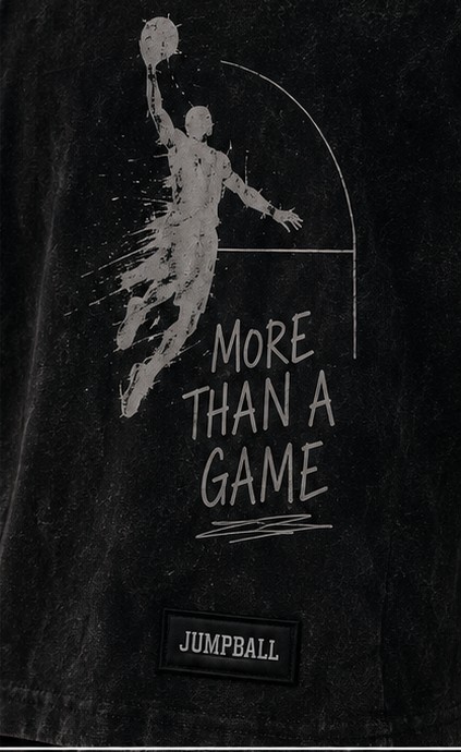 Detail of heavyweight cotton and screen print